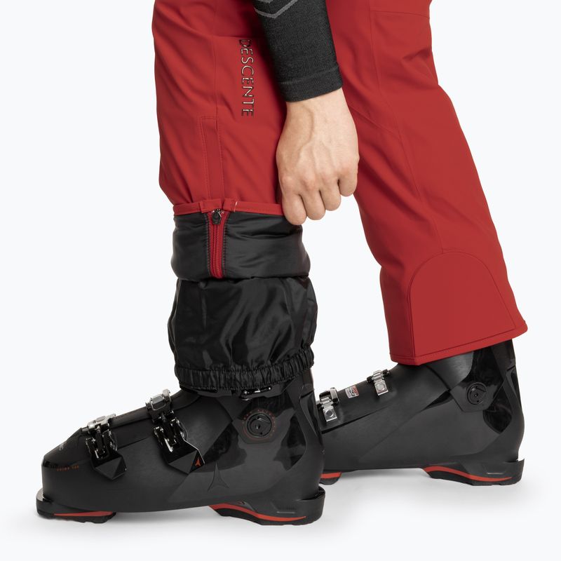 Spodnie narciarskie męskie Descente Swiss electric red 8