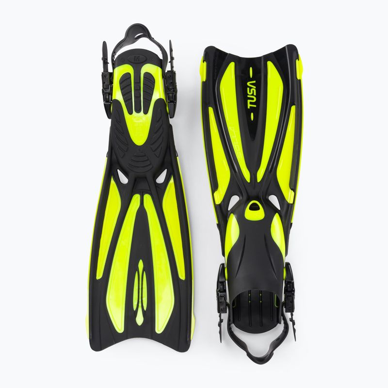 Płetwy do nurkowania TUSA Solla yellow/black 2