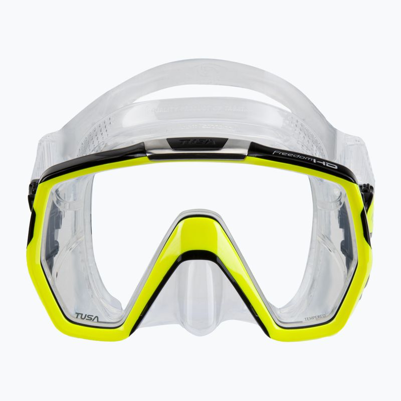 Maska do nurkowania TUSA Freedom HD yellow 2