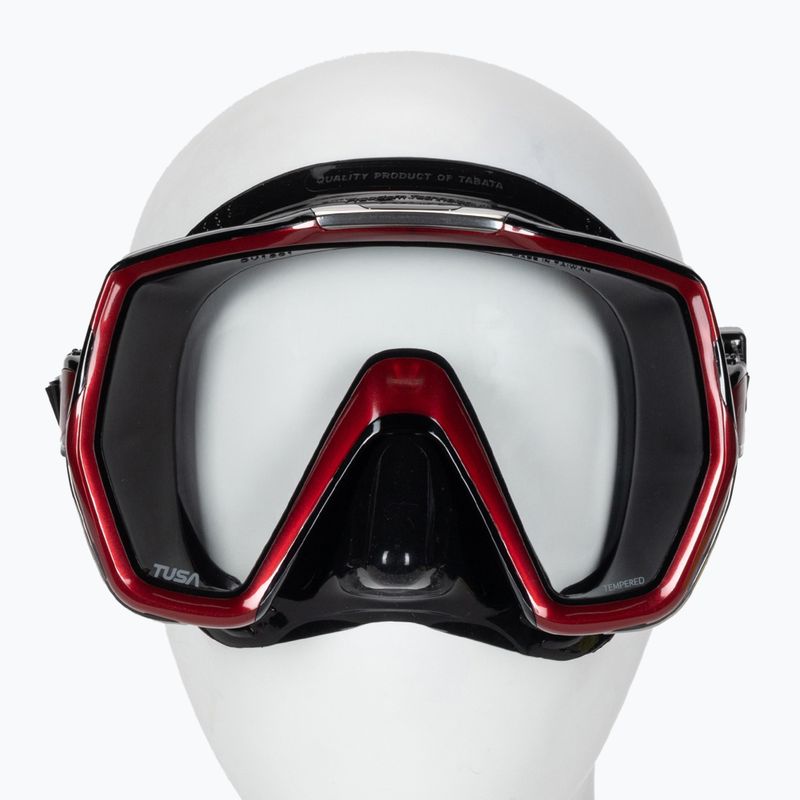 Maska do nurkowania TUSA Freedom HD red/black 2