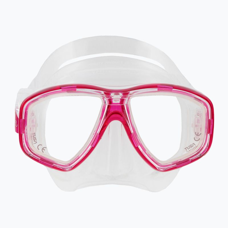 Maska do nurkowania TUSA Ceos white/pink 2