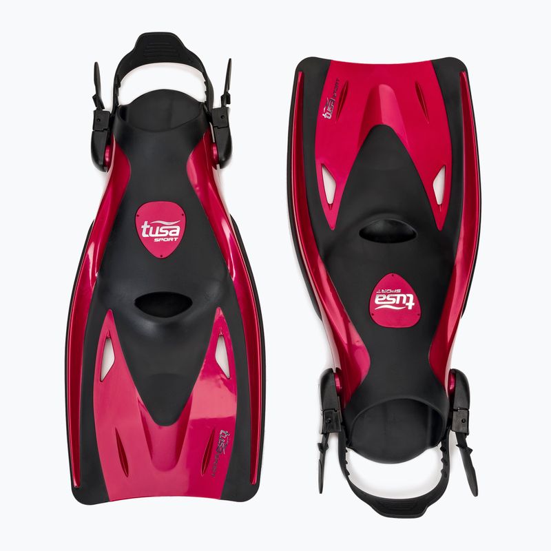 Zestaw do nurkowania TUSA Visio Tri-Ex UP-3521 red/black 3