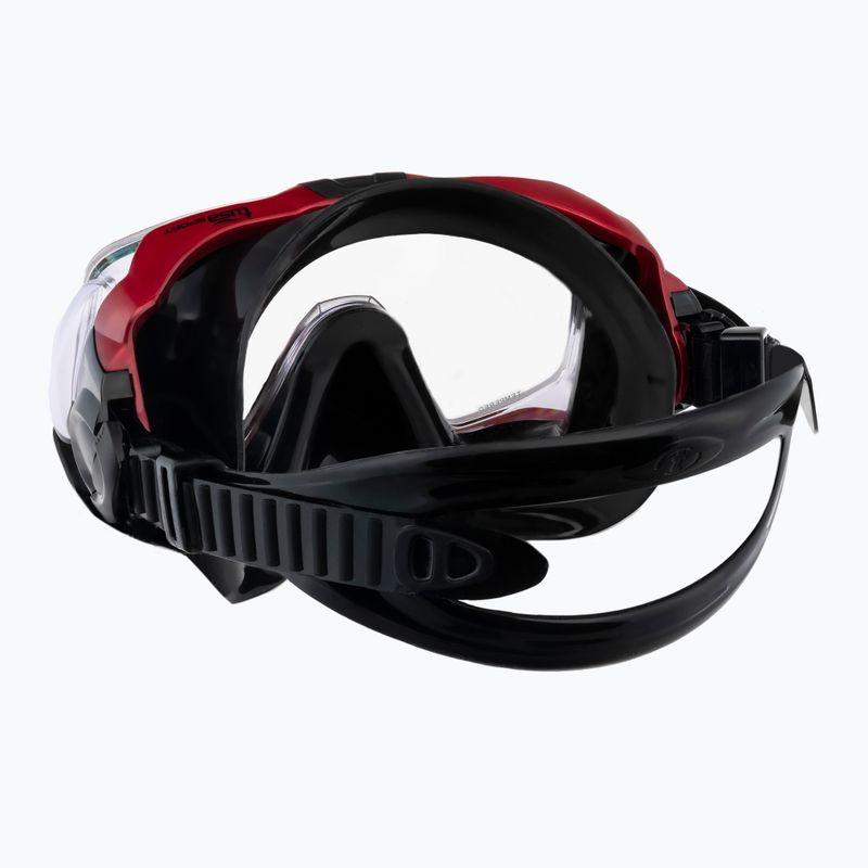 Zestaw do nurkowania TUSA Visio Tri-Ex UP-3521 red/black 8