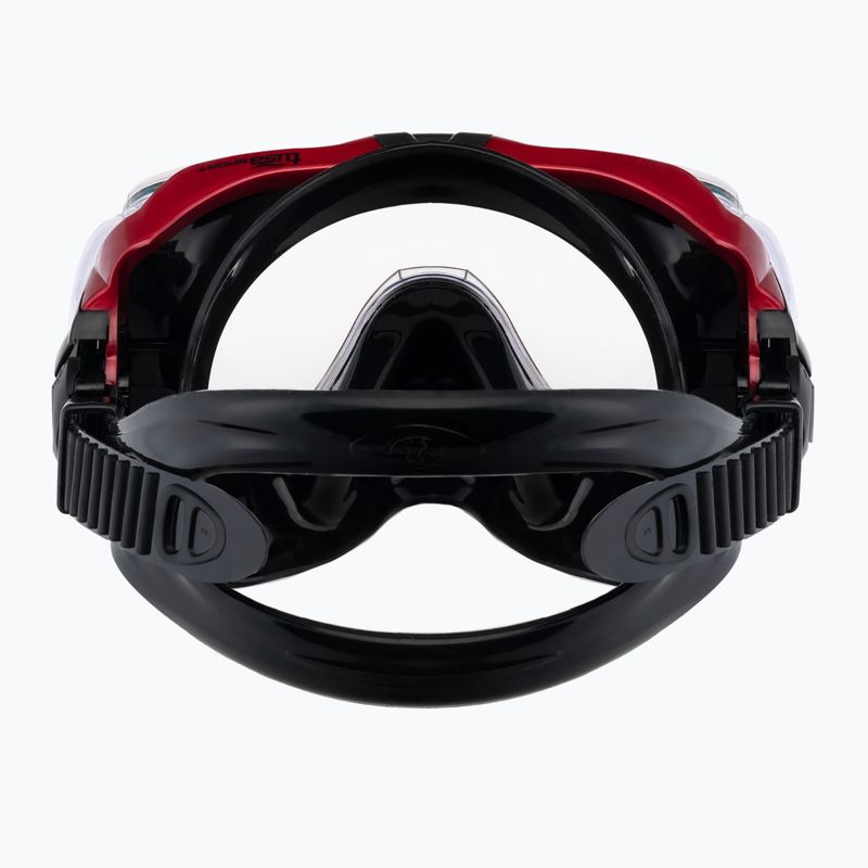 Zestaw do nurkowania TUSA Visio Tri-Ex UP-3521 red/black 9