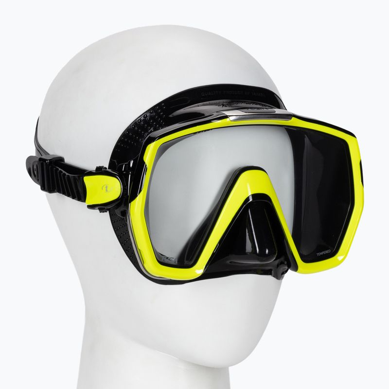 Maska do nurkowania TUSA Freedom HD yellow/black 2