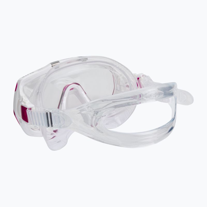 Maska do nurkowania TUSA Freedom Elite white/pink 4