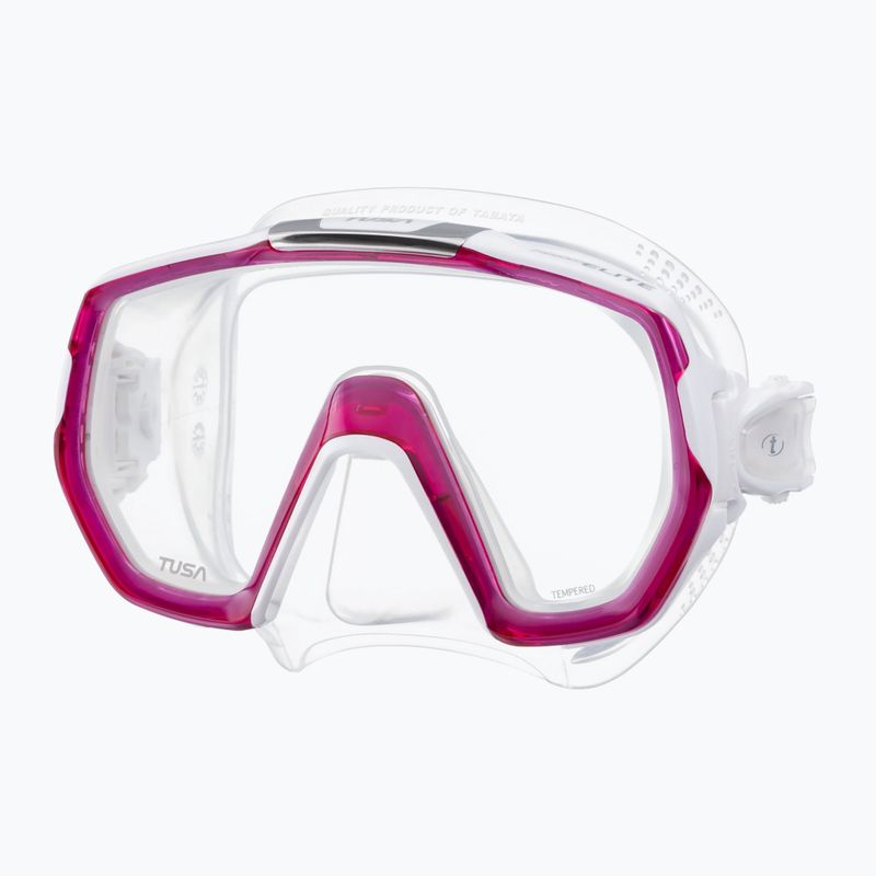Maska do nurkowania TUSA Freedom Elite white/pink 6