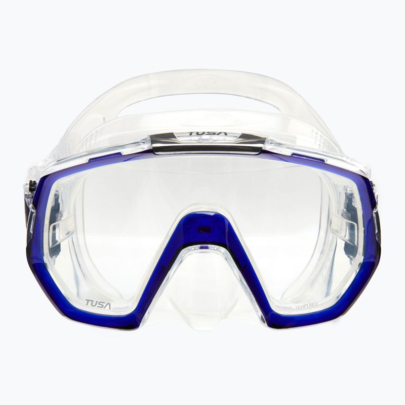 Maska do nurkowania TUSA Freedom Elite white/navy blue 2