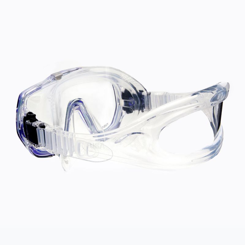Maska do nurkowania TUSA Freedom Elite white/navy blue 4