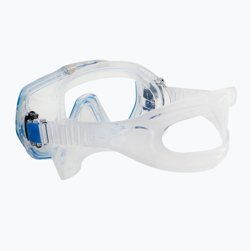 Maska do nurkowania TUSA Freedom Elite white/blue 3
