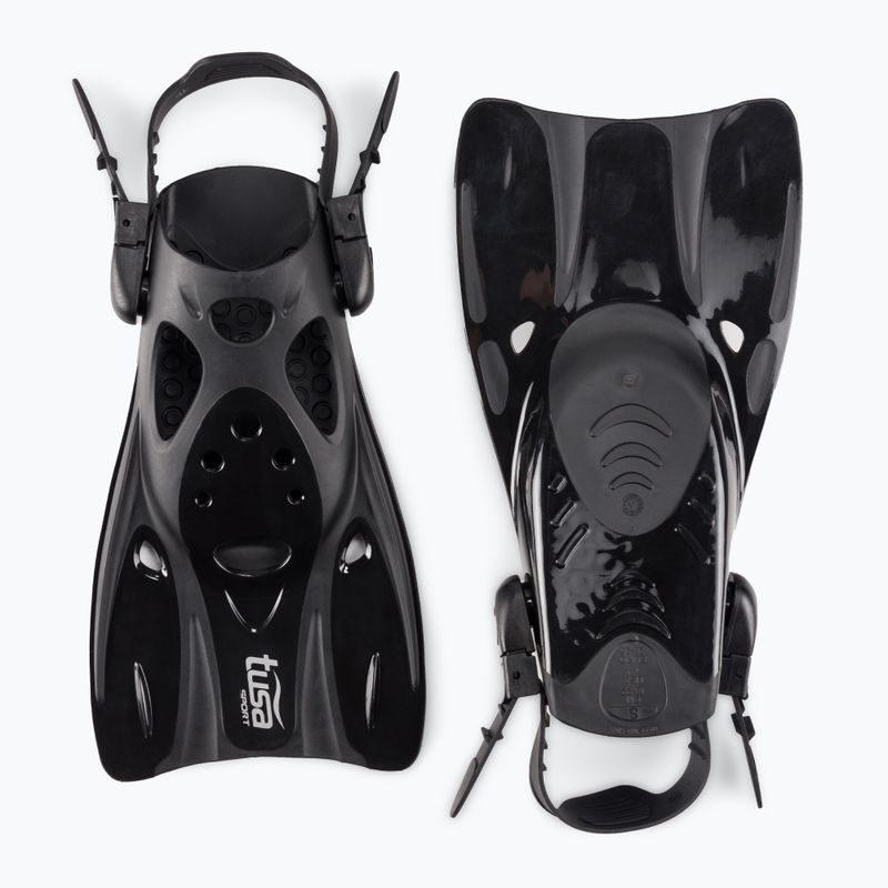 Płetwy do snorkelingu TUSA Sportstrap Snorkel Fin czarne 4