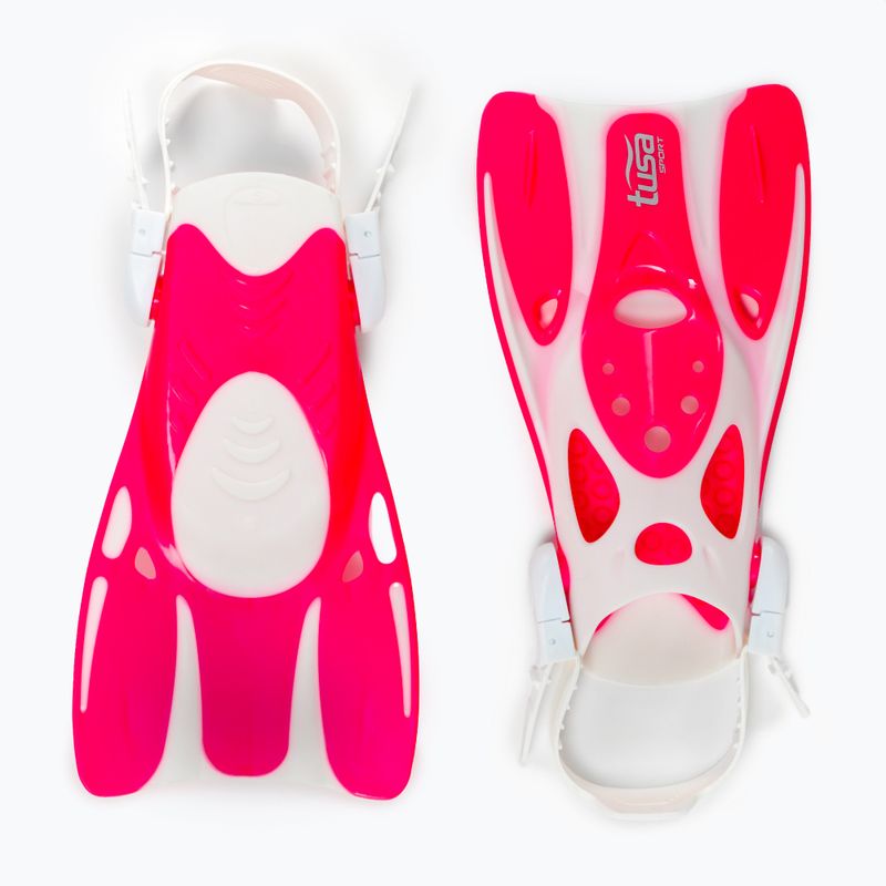Płetwy do snorkelingu TUSA Sportstrap Snorkel Fin pink/white 2
