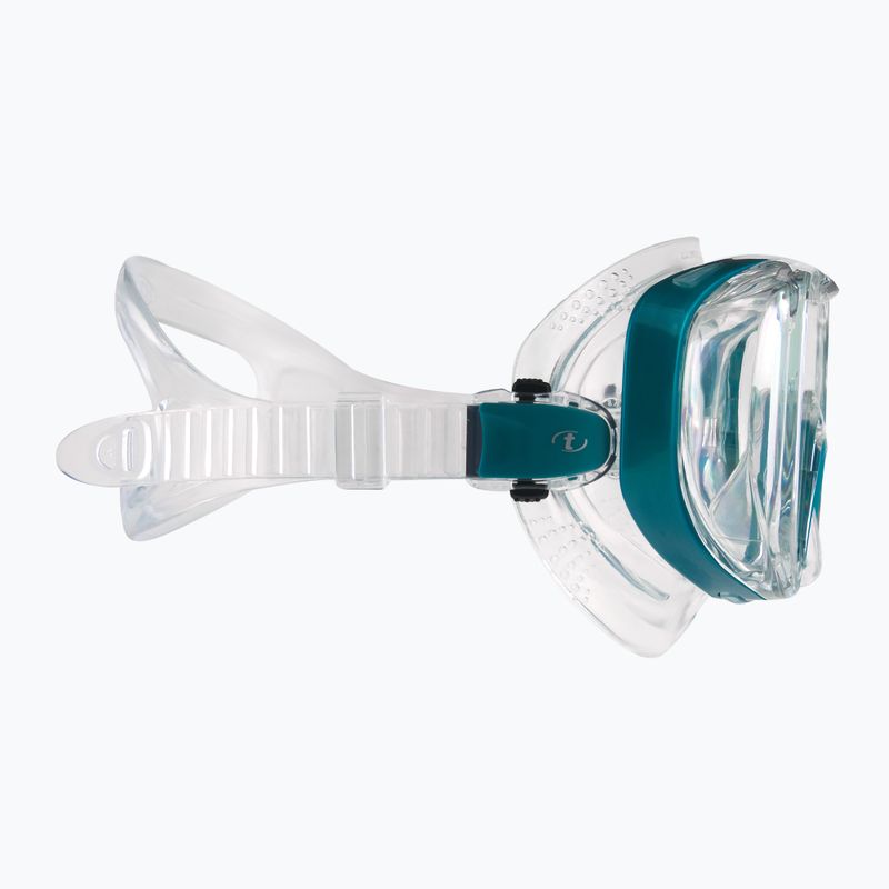 Maska do nurkowania TUSA Tri-Quest FD white/turquoise 3