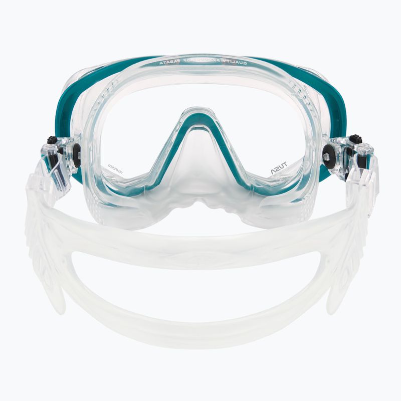 Maska do nurkowania TUSA Tri-Quest FD white/turquoise 4