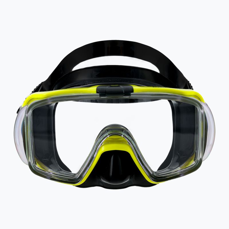 Maska do nurkowania TUSA Visio Tri-Ex yellow/black 2