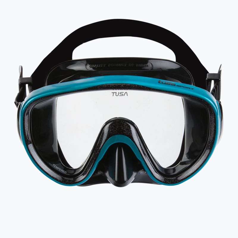 Maska do nurkowania TUSA Sportmask turquoise/black 2