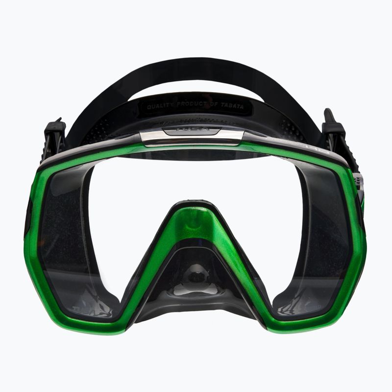 Maska do nurkowania TUSA Freedom HD green/black 2