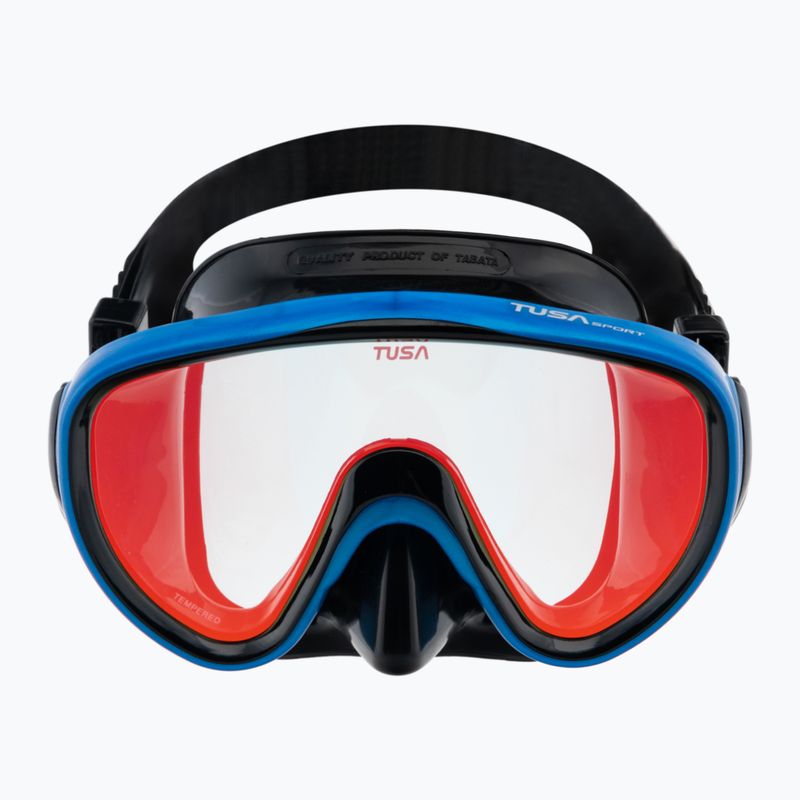 Zestaw do nurkowania TUSA Serene Mirror blue/black 2