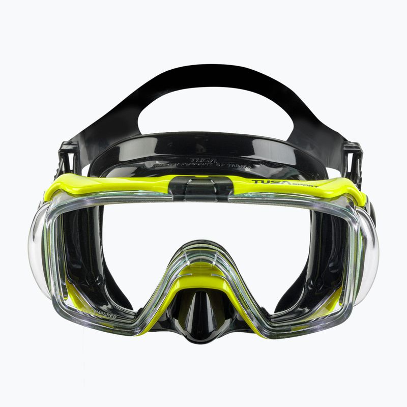Zestaw do nurkowania TUSA Visio Tri-Ex UC-3125 yellow/black 2