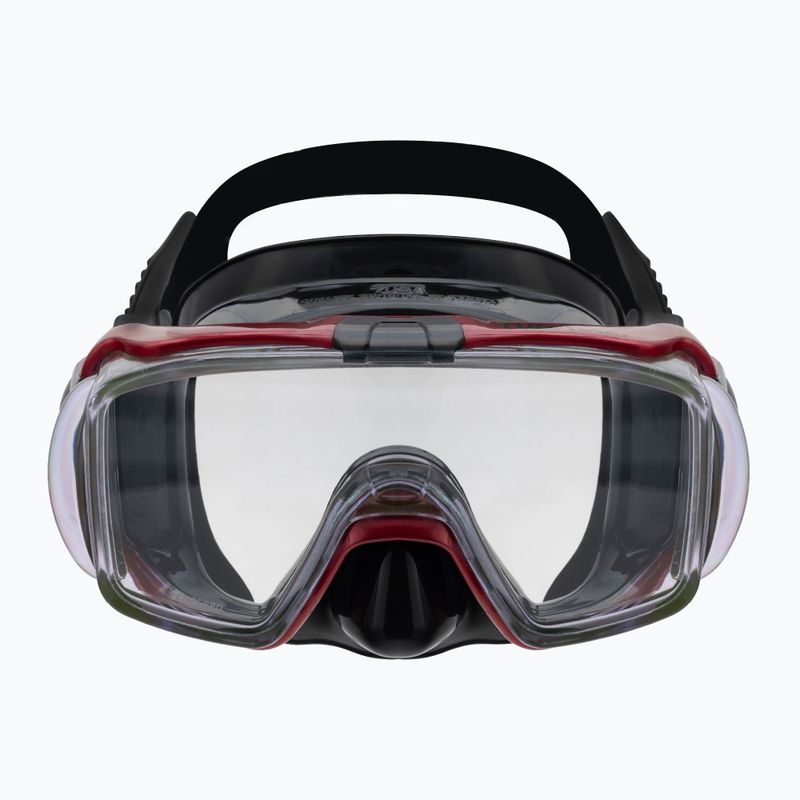 Zestaw do nurkowania TUSA Visio Tri-Ex UC-3125 red/blue 2