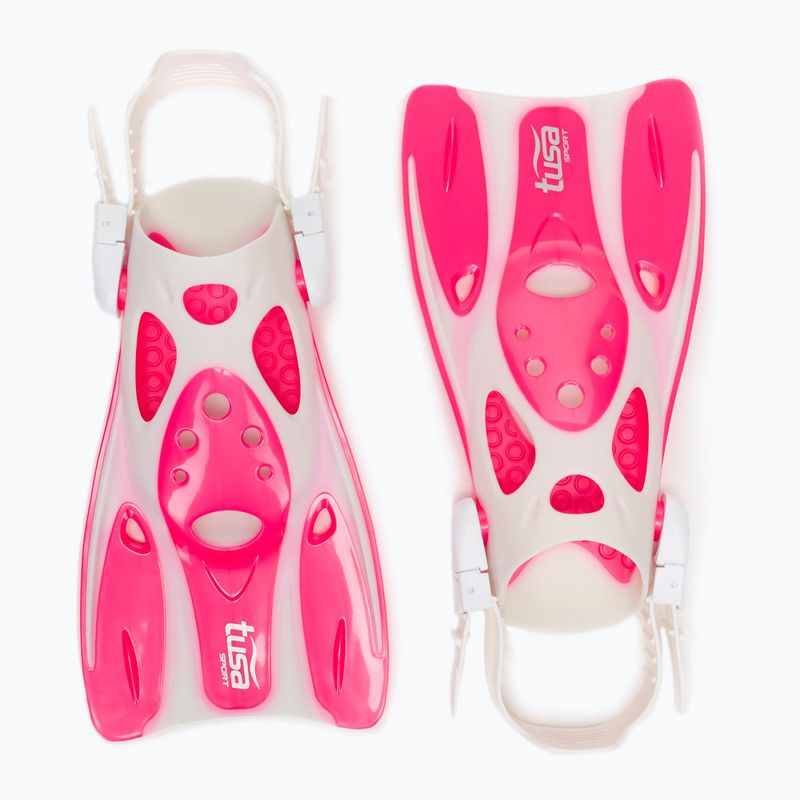 Zestaw do nurkowania dziecięcy TUSA Mini-Kleio UC-0201 różowy 3
