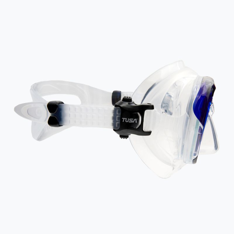 Maska do nurkowania TUSA Intega white/navy blue 3