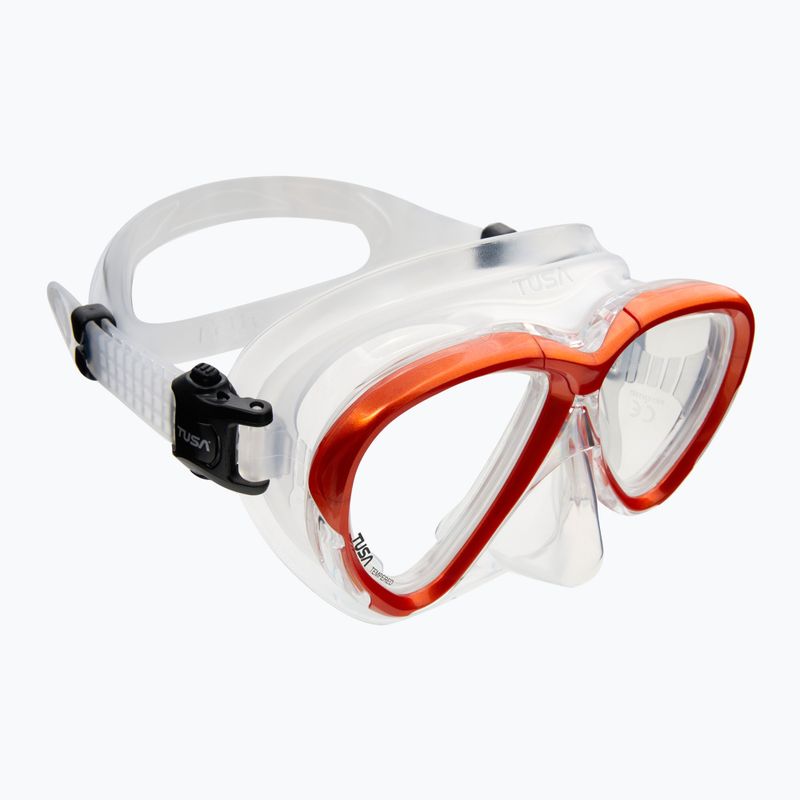 Maska do nurkowania TUSA Intega white/orange
