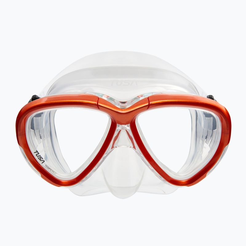 Maska do nurkowania TUSA Intega white/orange 2