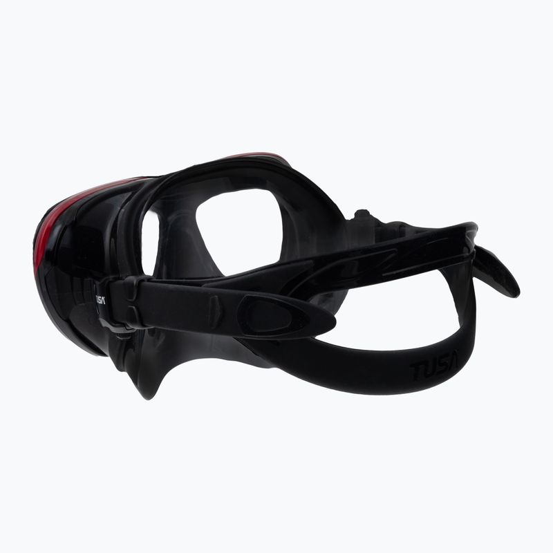 Maska do nurkowania TUSA Intega black/red 4