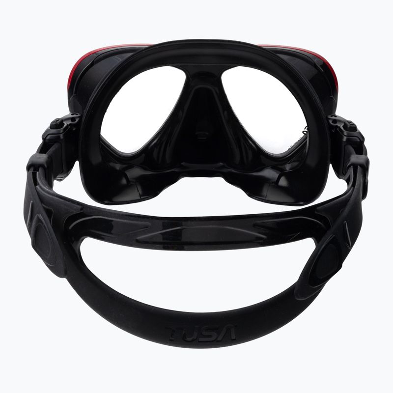 Maska do nurkowania TUSA Intega black/red 5