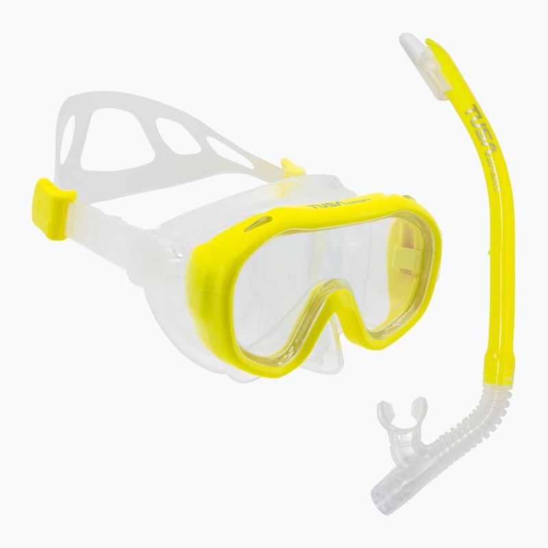 Zestaw do nurkowania dziecięcy TUSA Kleio Mini Fit yellow