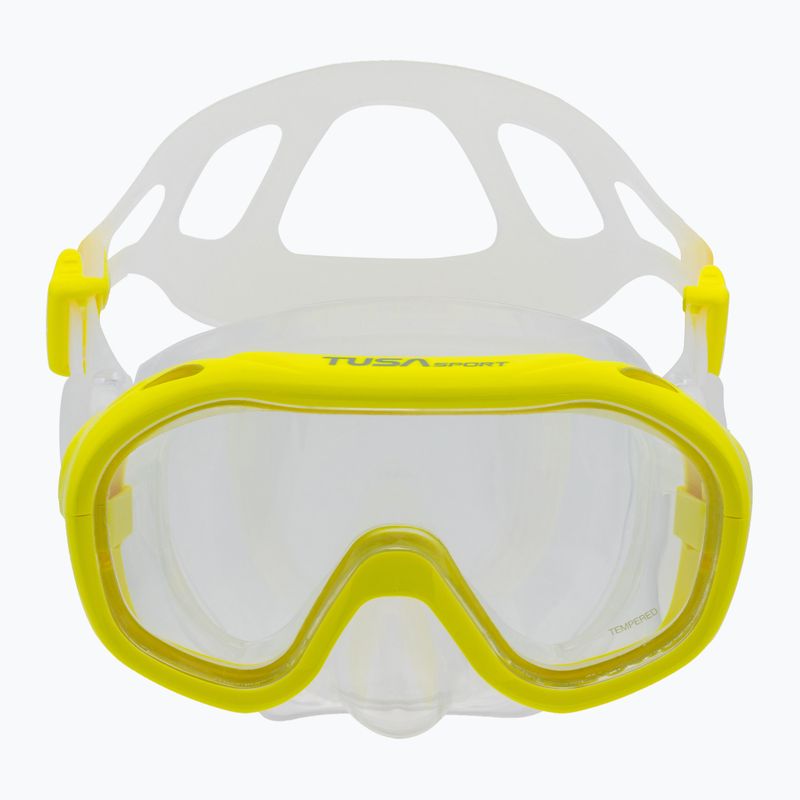 Zestaw do nurkowania dziecięcy TUSA Kleio Mini Fit yellow 2
