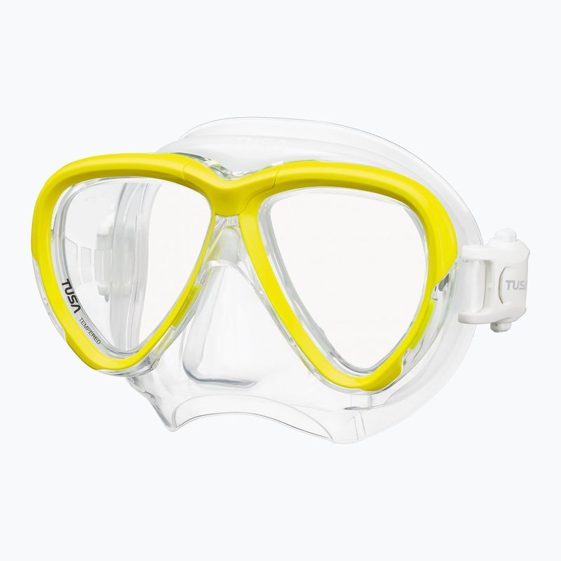 Maska do snorkelingu TUSA Intega FS żółta