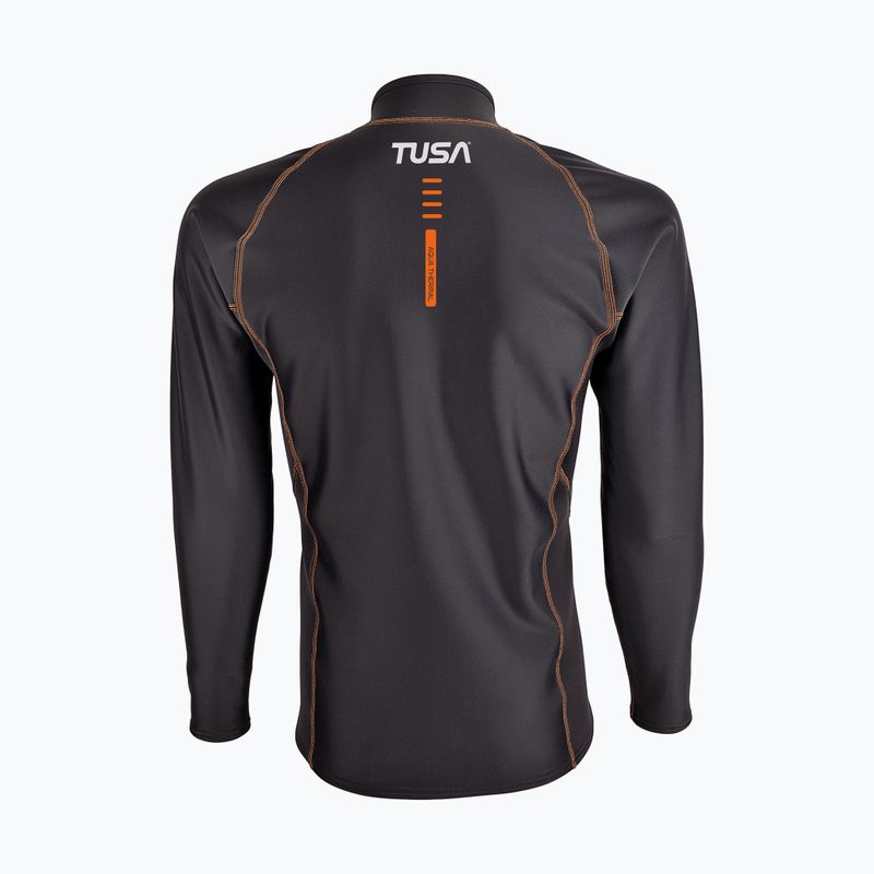 Longsleeve do pływania męski TUSA Rashguard Thermal black 2