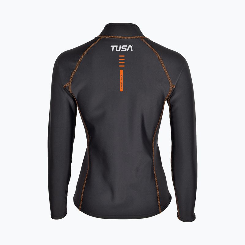 Longsleeve do pływania damski TUSA Rashguard Thermal black 2