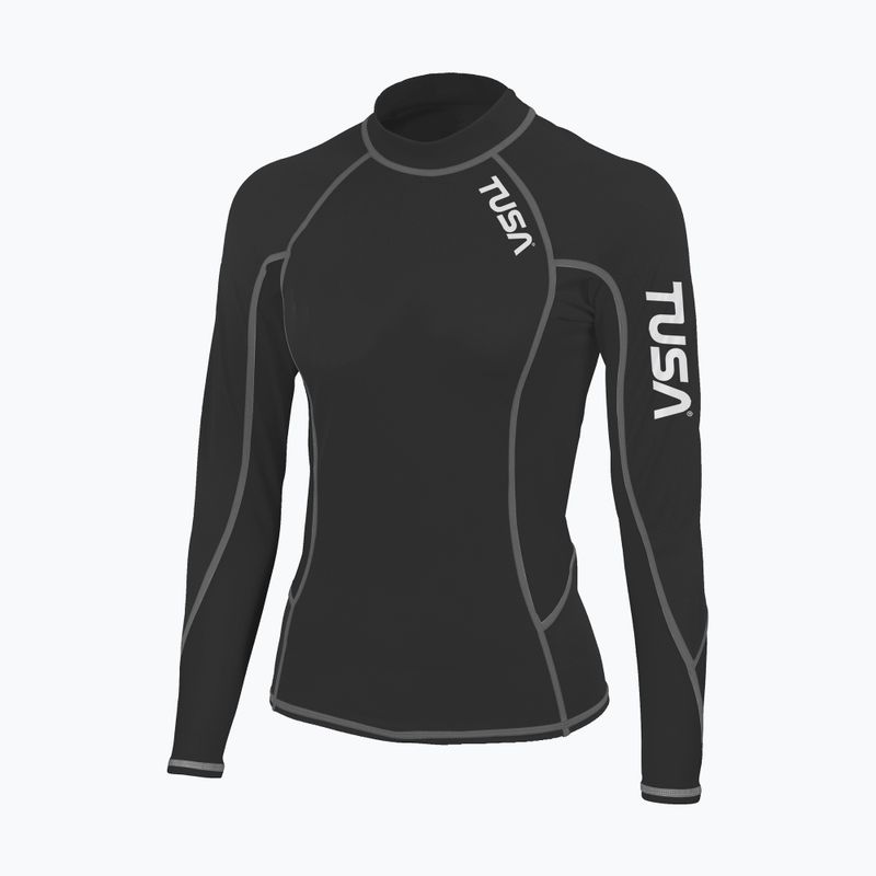 Longsleeve do pływania damski TUSA Rashguard black