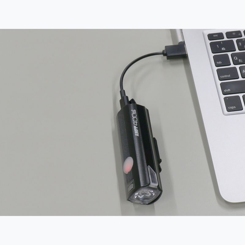 Lampka rowerowa przednia Cateye AMPP 400S HL-EL084SRC black 6