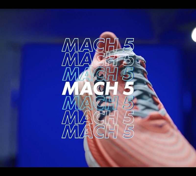 Buty do biegania damskie HOKA Mach 5 impala/cyclamen 18