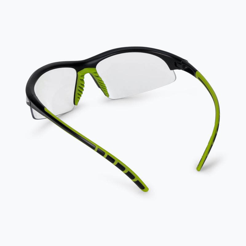 Okulary do squasha Dunlop Sq I-Armour black/green 753133 2