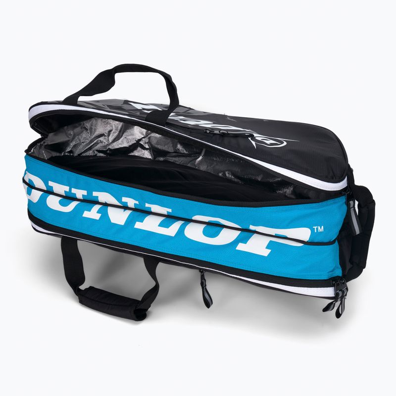 Torba tenisowa Dunlop Tour 2.0 6RKT 73,9 l czarno-niebieska 817243 5