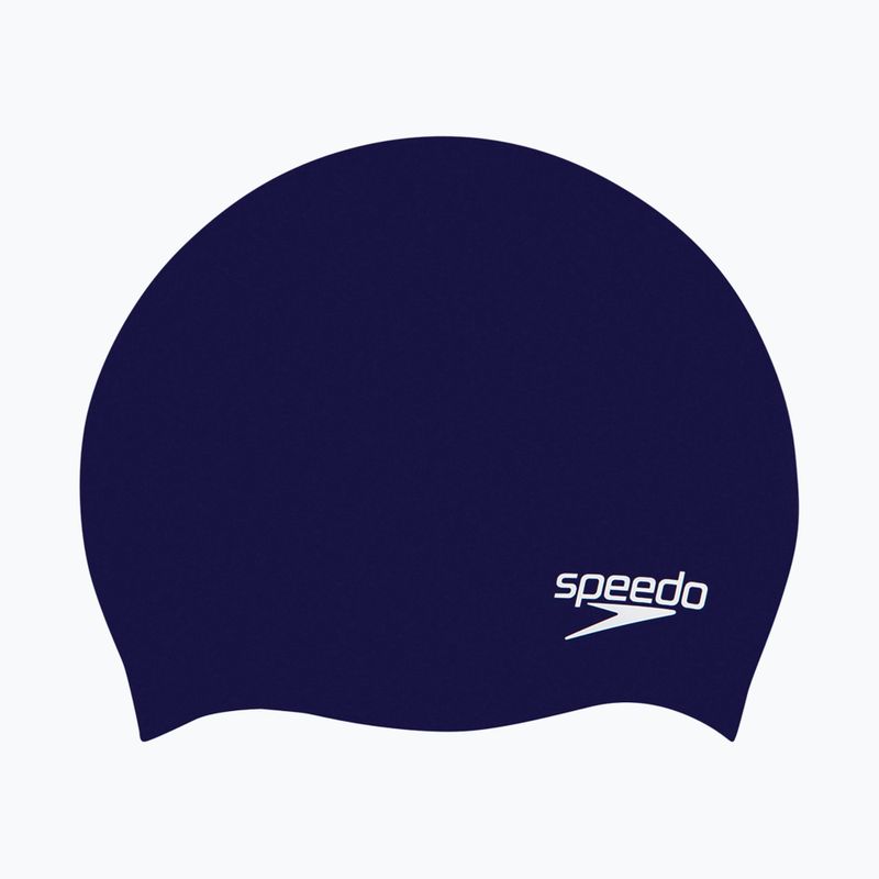 Czepek pływacki dziecięcy Speedo Plain Moulded Silicone navy 4