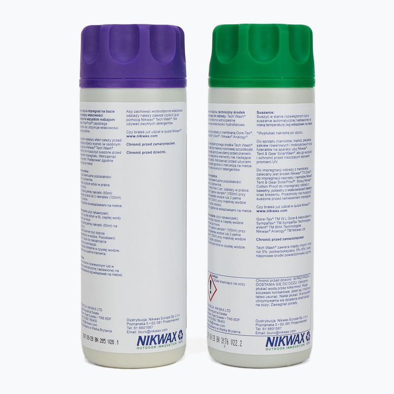 Zestaw do pielęgnacji odzieży outdoor Nikwax Tech Wash + Polar Proof 2 x 300 ml 2