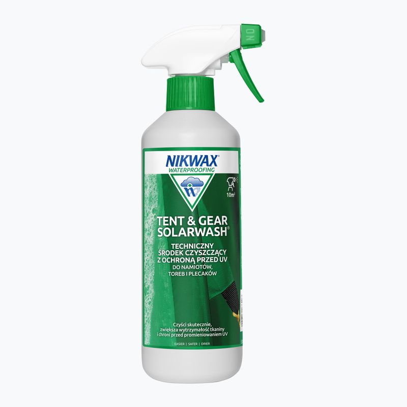 Zestaw do czyszczenia i impregnacji namiotów i sprzętu z ochroną UV Nikwax Tent & Gear SolarWash / SolarProof Spray-On 2 x 500 ml 4