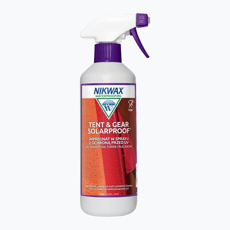 Zestaw do czyszczenia i impregnacji namiotów i sprzętu z ochroną UV Nikwax Tent & Gear SolarWash / SolarProof Spray-On 2 x 500 ml 5