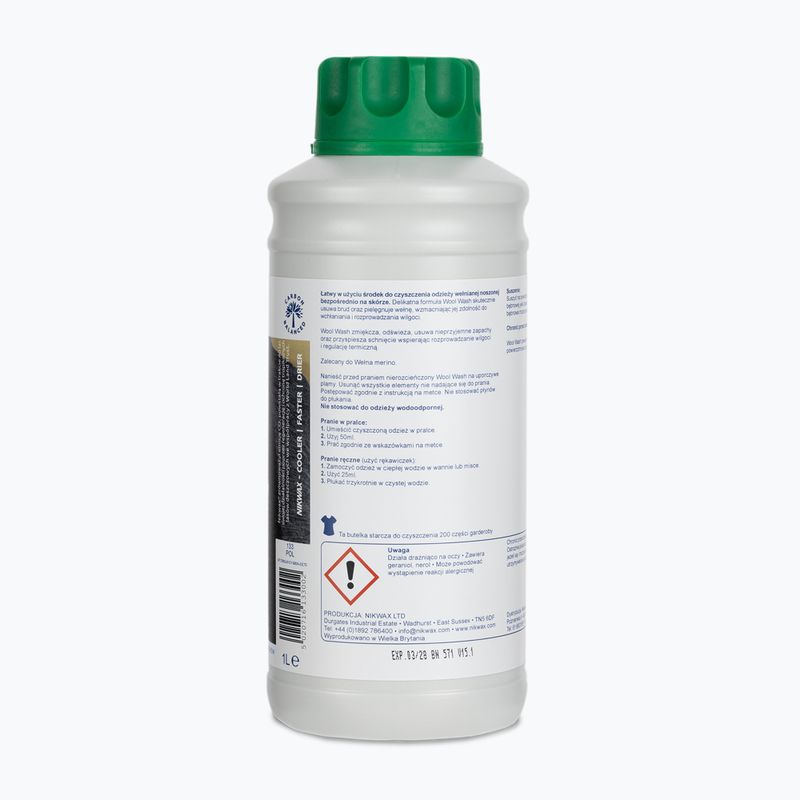 Płyn do prania wełnianej bielizny termoaktywnej Nikwax Wool Wash 1000 ml 2