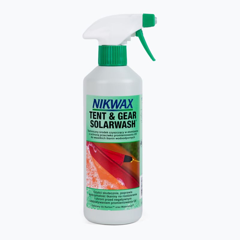 Płyn do czyszczenia namiotów i sprzętu z ochroną UV Nikwax Tent & Gear SolarWash Spray-On 500 ml