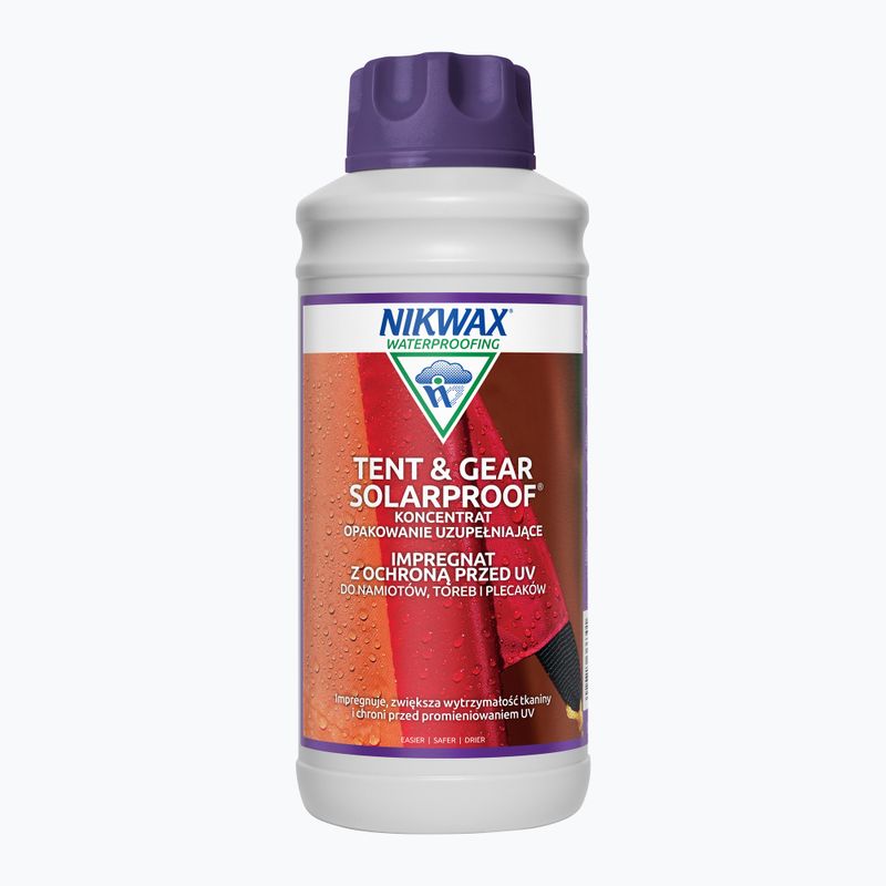 Impregnat do namiotów i sprzętu z ochroną UV Nikwax Tent & Gear SolarProof 1000 ml