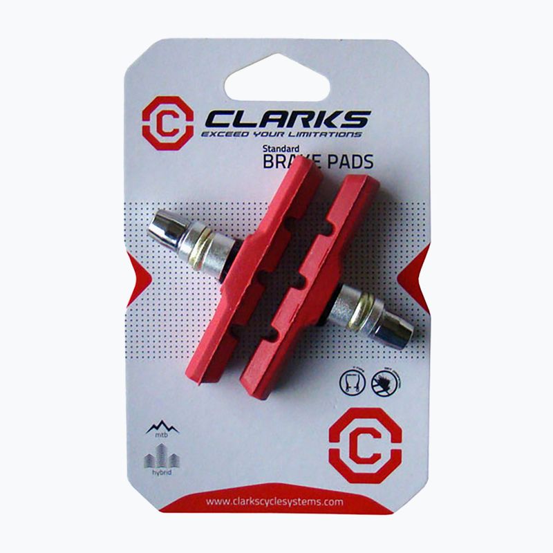 Klocki hamulcowe Clarks CP511 MTB V-brake red 2