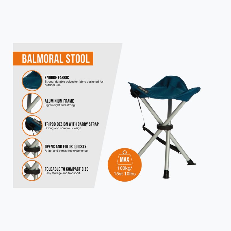Krzesło turystyczne Vango Balmoral Aluminium Stool blue 2