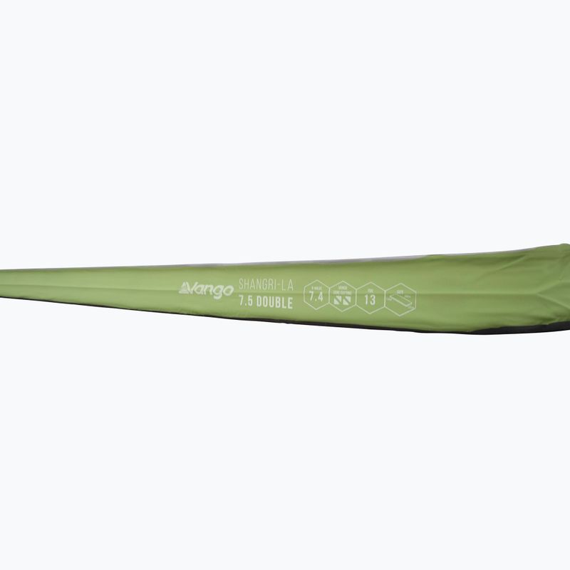 Mata samopompująca Vango Shangri-La II 7.5 cm Double cloud grey/green 3